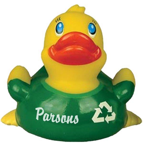 Recycle Go Green Rubber Duck