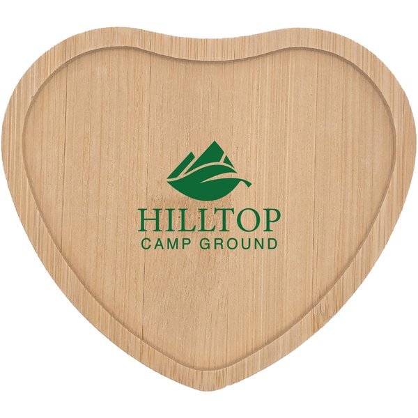 Wooden Heart Shape Coaster