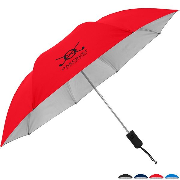 Hybrid Spectrum UV Folding Umbrella, 42" Arc