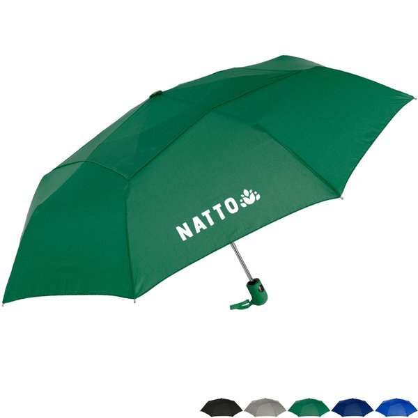 Vented Mighty Mite Folding Umbrella, 42" Arc