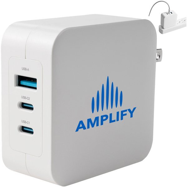 Olympus Laptop Charging GaN Wall Adapter, 100W