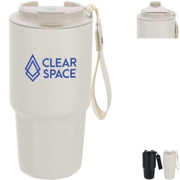 SENSO™ Dash Vacuum Insulated Stainless Steel Tumbler w/ Hand Strap, 21oz.
