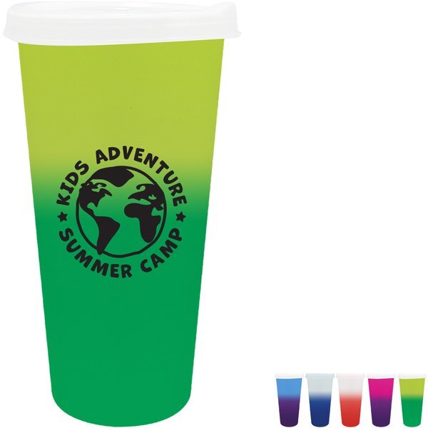 Mood Color Changing Cup w/ Lid, 26oz.