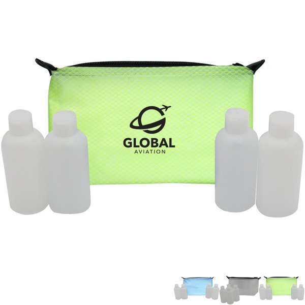 Travel Kit w/ MicroHalt Fillable Bottles