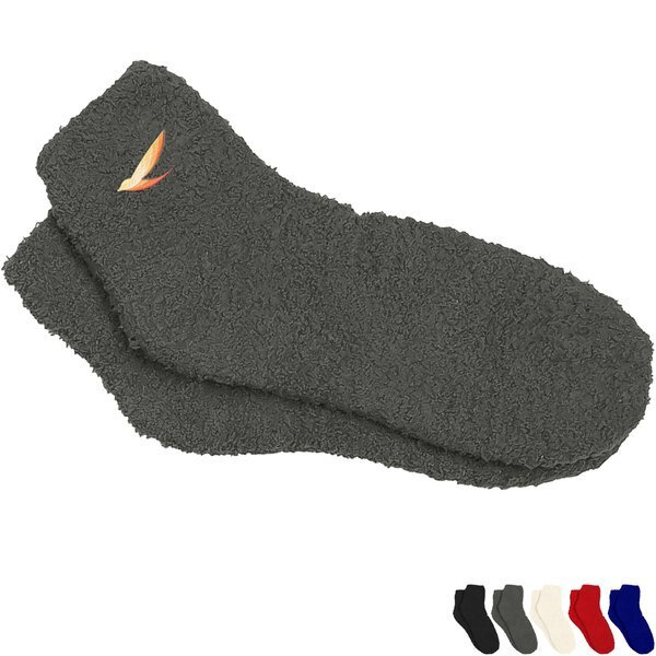 Fuzzy Feather Yarn Socks