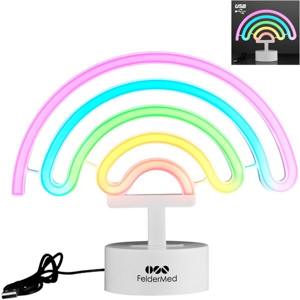 Rainbow LED Neon USB Tabletop Light