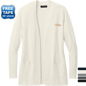 Port Authority® Easy Care Tri-Blend Open Front Cardigan Ladies' Sweater Port Authority® Easy Care Tri-Blend Open Front Cardigan Ladies' Sweater