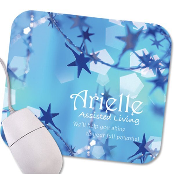 Twinkling Star Design, Full Color Mouse Pad