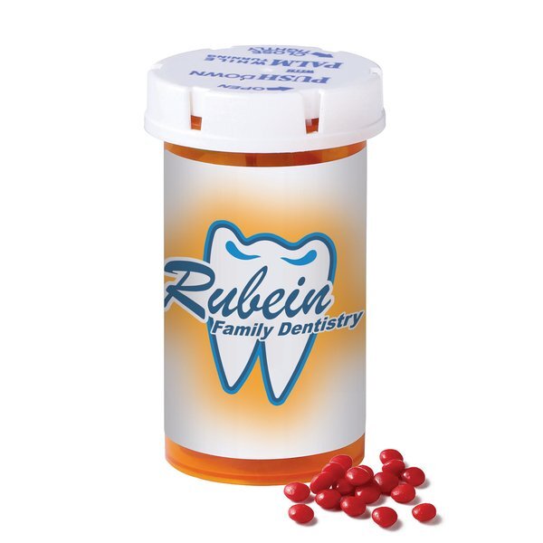 Red Hots in a Small Pill Bottle