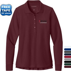 Port Authority® Wearever Signature Poly/Cotton Pique Long Sleeve Ladies' Polo Port Authority® Wearever Signature Poly/Cotton Pique Long Sleeve Ladies' Polo