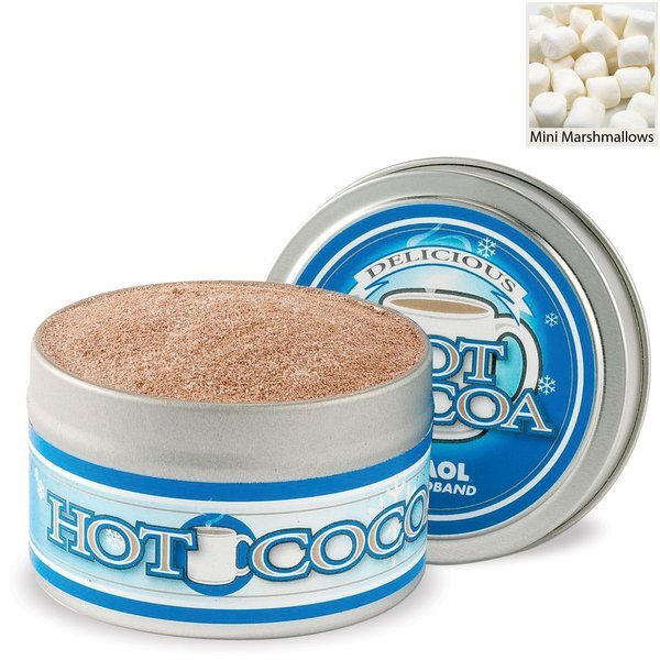 Hot Chocolate & Marshmallows in a Small Tin