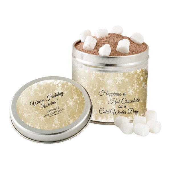 Hot Chocolate & Marshmallows in a Large Tin