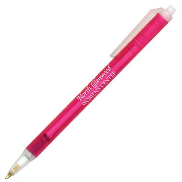 BIC® Pink Clic Stic® Ice Retractable Pen