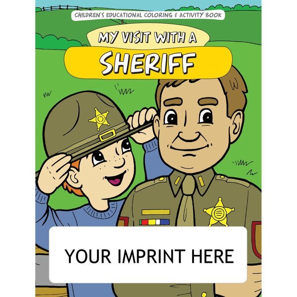 My Visit with a Sheriff Coloring & Activity Book